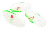 O'KI Dead Fish Heads - Jelly S/Green - 3 ks