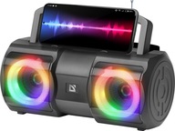 Prenosné rádio Bluetooth reproduktor Dobíjacie LED