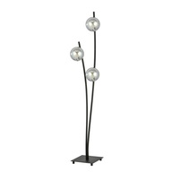 HUNTER LP3 BLACK/GRAPHITE Čierna grafitová LED stojaca lampa