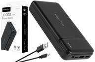 POWERBANK 30000MAH VÝKONNÁ 2xUSB USB-C + KRUGER KÁBEL