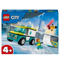 LEGO City Sanitka a snowboardista 60403