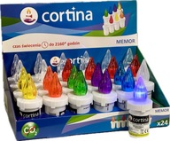 LED MEMOR GRITCH Cortina Mix farba / 24 ks