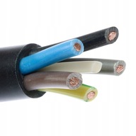 Flexibilný inštalačný kábel OWY 5x4 čierny 20m