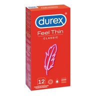 DUREX FEEL THIN KLASICKÉ KONDÓMY 12 KS