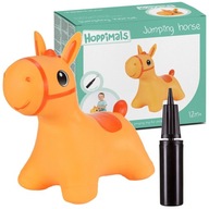 Gumový svetr Hoppimals, oranžový koník + pumpa