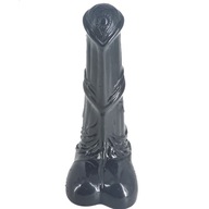 HRUBÝ DLHÝ HORSE DILDO, PENIS ČIERNEHO KOŇA