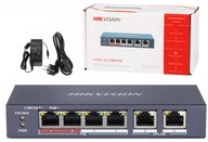 PoE switch Hikvision 4 PoE switch pre IP kamery