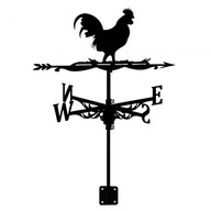 Farmhouse Weathervane Scene Wind Gauge Head