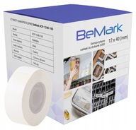 BeMark termonálepky pre D30S 12x40mm 160 ks