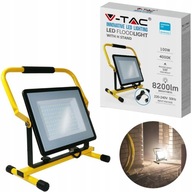 V-TAC SAMSUNG LED FLOODLIGHT STUDENÝ PROJEKTOR NA STOJANOVÝ KÁBEL 3m 100W