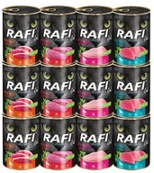 RAFI CAT Dolina Noteci MIX 4 Smaki KOT 12 x 400g