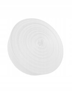 BAVLNENÁ PÁSKA HERRINGBONE 50mm BIELA ​​10m