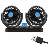 DVOJITÝ VENTILÁTOR DO AUTO USB