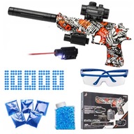 GEL BB GUN GLOCK AUTOMATIC Laserové okuliare s mierkou 10 000 BB