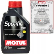 MOTUL SPECIFIC 913D 5W30 A5/B5 FORD WSS-M2C913 1l