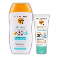 EMULZIA NA OPAĽOVANIE PRE DETI A BOJČATÁ SPREJ SPF30 + KRÉM KOLASTYNA SPF30