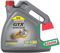 CASTROL GTX ULTRACLEAN 10W40 A3/B4 4L + ZADARMO