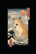 Plagát Catzilla Ukiyoe Vincent Trinida 61x91,5 cm