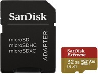 MicroSD karta SanDisk 32GB Extreme Class 10