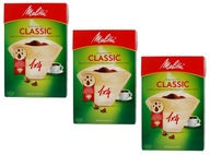 Papierové filtre na kávu 1x4 Melitta Classic 240 ks, veľkosť 4