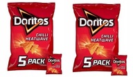 2x 150g DORITOS chrumky nachos chilli heatwave UK