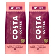 Costa Coffee CREMA Blend Coffee Beans 1kg 500g x 2 ks