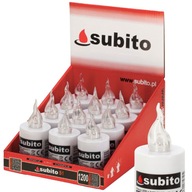 Subito S1 elektrická LED vložka, biele x12 batérií