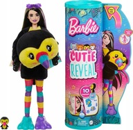 Bábika Barbie Mattel Cutie Reveal Toucan Jungle