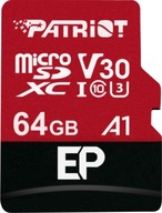 PATRIOT EP 64 GB micro SD XC CL10 UHS U3 A1 V30