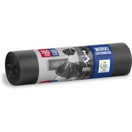 Vrecia na odpadky 160l, super pevný LDPE (10ks), čierne