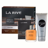 Darček pre dedka LA RIVE SET MUŽI HEROIC WATER 100 ML + GEL 100 ML