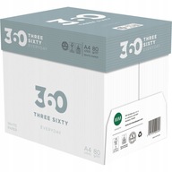 Biely papier do kopírky do tlačiarne univerzálny 360 EVERYDAY A4 80g 5 bal