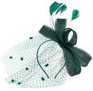 Linda fascinator - fľaškovo zelená cz22171