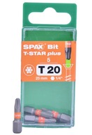 SPAX BIT TORX20 BIT T-STAR PLUS T20 TIP 5KS