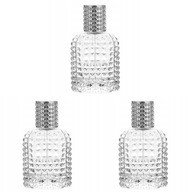 Sklenená fľaša na parfumy Silver Valentines Silver Set 3x50ml