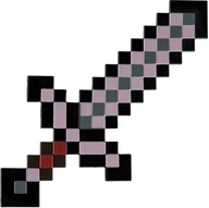 Prestrojenie na čierny karnevalový licenčný meč Minecraft Sword Netherite