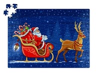 PUZZLE SANTA SUPER VZORY 70 ks + KRABIČKA