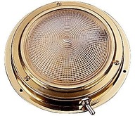 Elegantné kabínové svietidlo 110mm 12V MOSADZ, LED