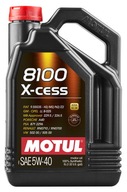 MOTUL 8100 X-CESS MOTOROVÝ OLEJ 5W40 5L