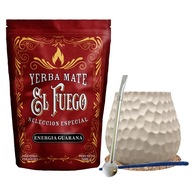 Kompletná sada PREMIUM Yerba Mate El Fuego 0,5 kg