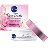 NIVEA ROSE TOUCH DENNÝ KRÉM PROTI VRÁSKÁM s ružovým olejom