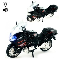 MOTOCYKEL MOTOR BLACK CHASER 1:20 SVETLO/ZVUK