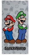 Bazénová plážová osuška 70x140 Super Mario Luigi šedá mládež