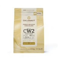 Biela belgická čokoláda Callebaut CW2 2,5 kg