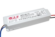 GLP HERMETICKÝ NAPÁJACÍ ZDROJ IP67 60W 12V DC 5A PRE LED