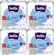 Bella Perfecta Ultra Blue hygienické vložky 10 ks. ULTRATHIN x4