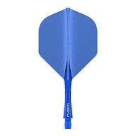 Winmau Fusion Shaft s Fluoro Blue Feather Blue Fluo Short