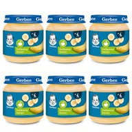 GERBER jemný banánový dezert 6x125g