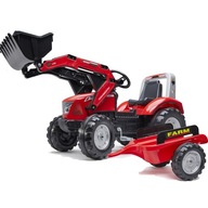 Traktor FALK Mc Cormick RED na pedáloch + príves