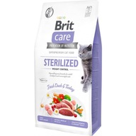 BRIT Care Cat bezobilná sterilizovaná hmotnosť 2 kg